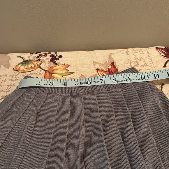 Virgil Kids Gray Pleated Skirt - Picture 3 of 6